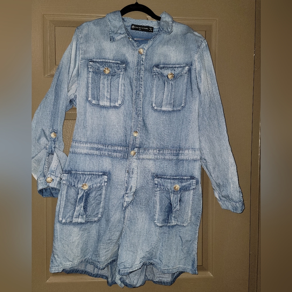 Fashion to Figure denim romper